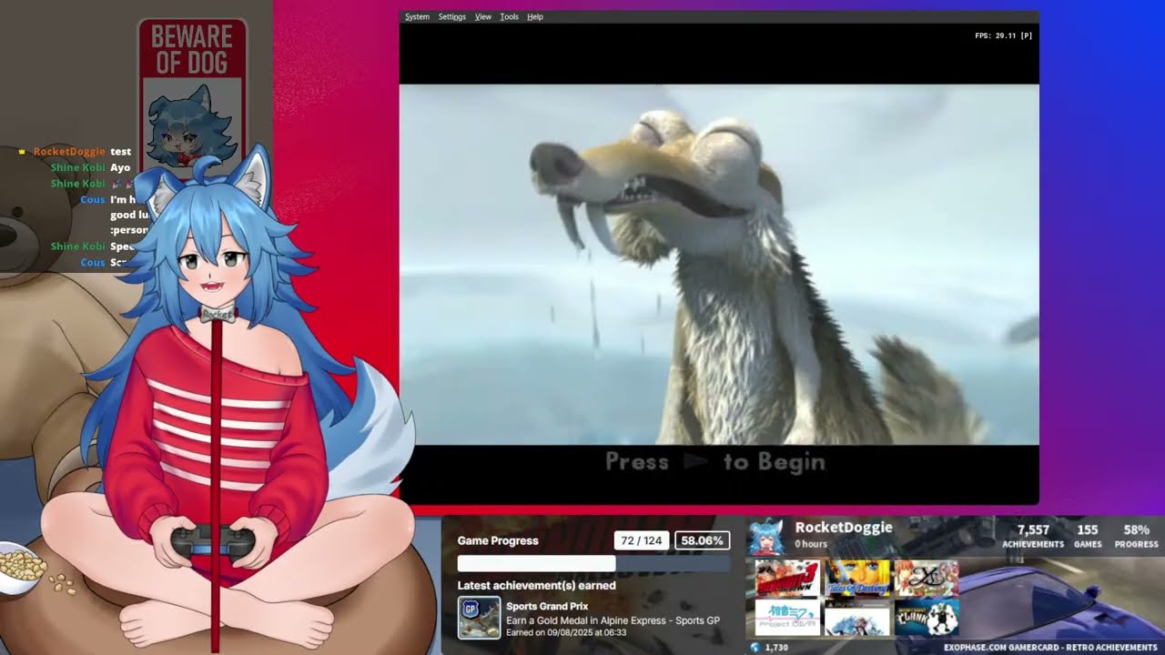 Beating All PS2 Games: Ice Age 3: Dawn of the Dinosaurs #1 - #vtuber #envtuber #retroachievements