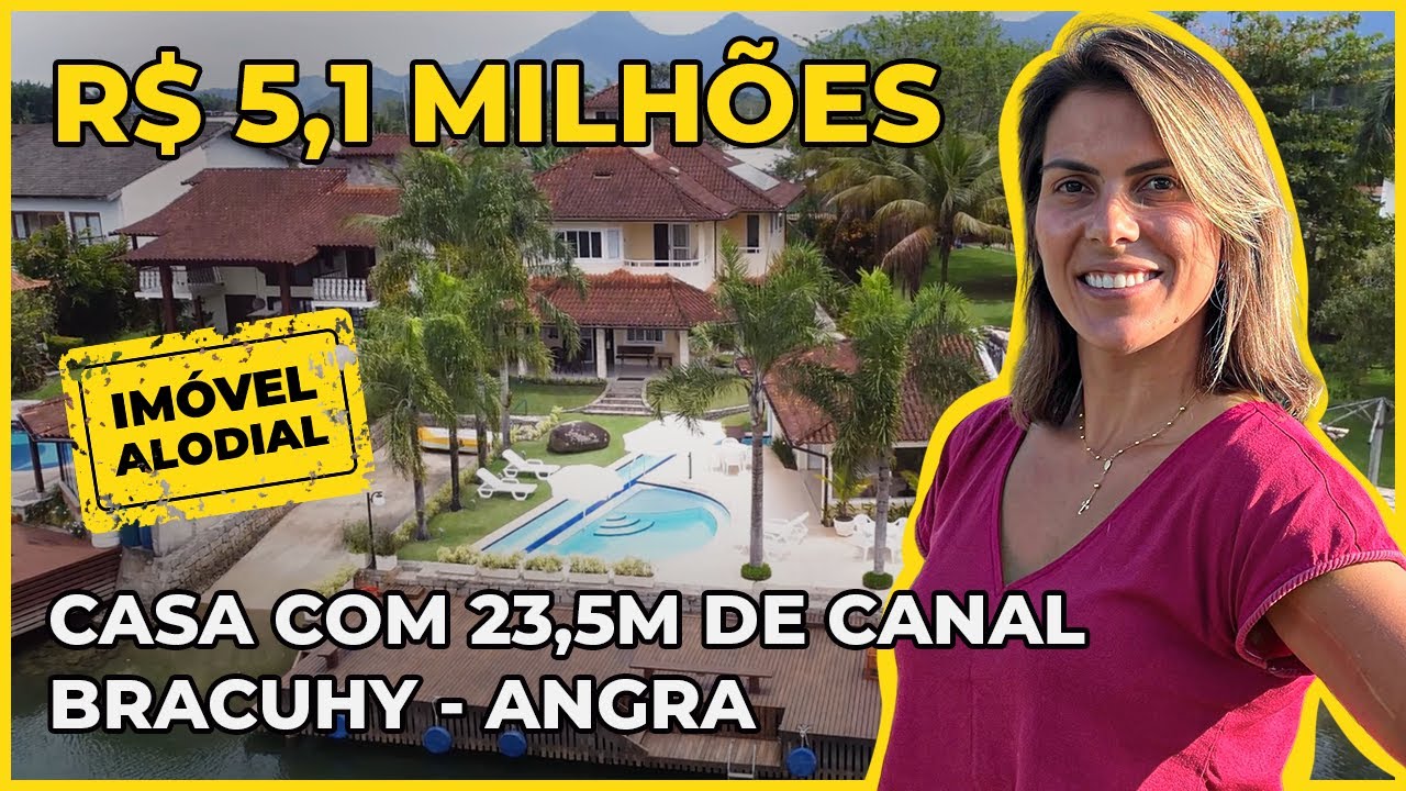 Casa de Canal de Alto Padrão à Venda em Angra dos Reis por R$ 5.100.000,00 - CPB174