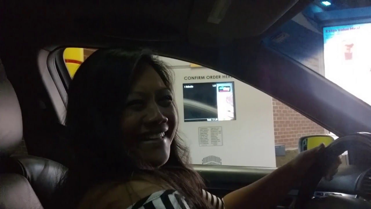 Odering at McDonald's with a foreign accent.