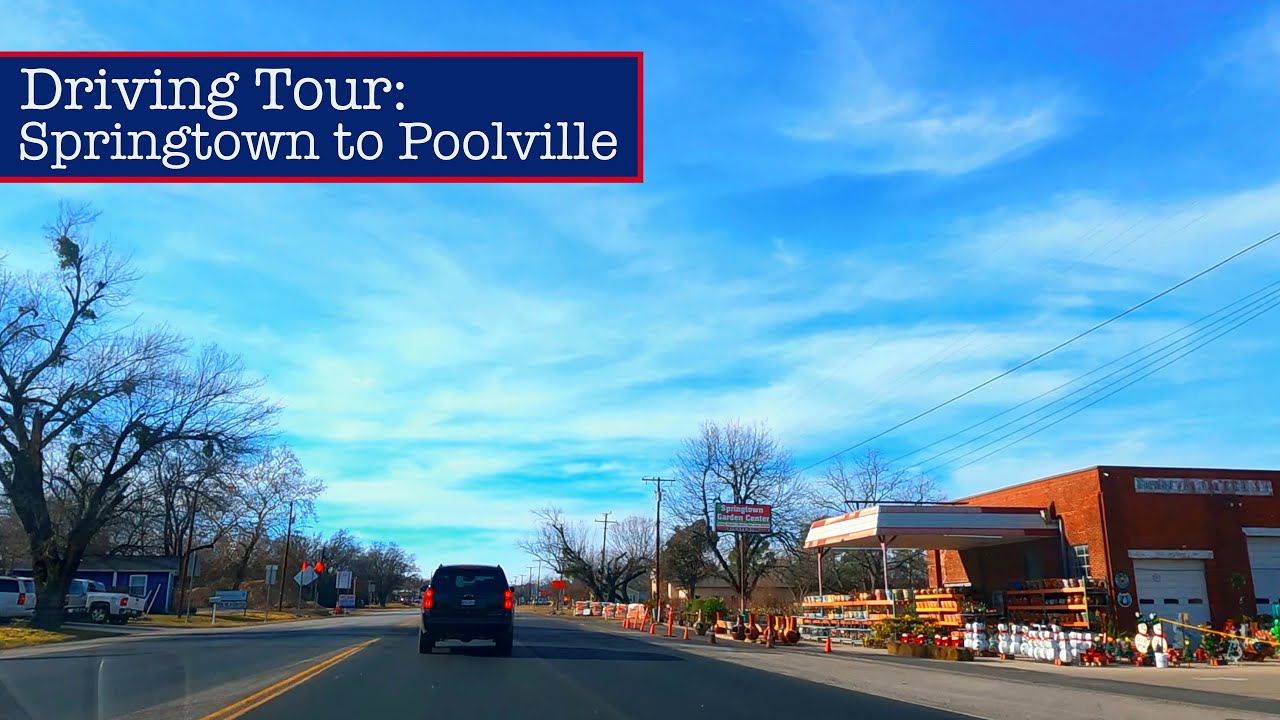 Texas Driving Tour: Springtown to Poolville (via Hwy 199) 4K