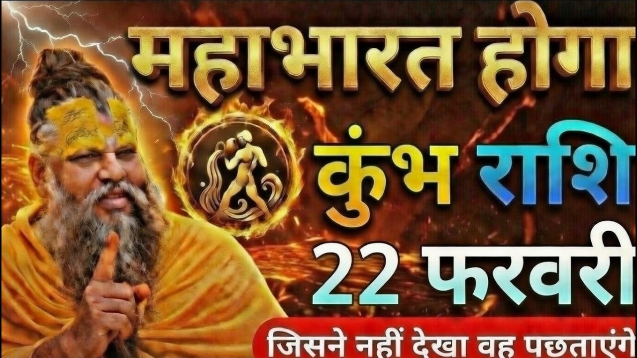 कुंभ राशि ⚠️ 20 फरवरी का बड़ा संकेत | शनि की साढ़ेसाती 2026। कुंभ राशि सुन लो ये जरूरी बात!#kumbh 