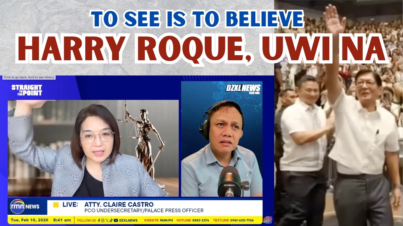 TO SEE IS TO BELIEVE..  HARRY ROQUE, UWI NA