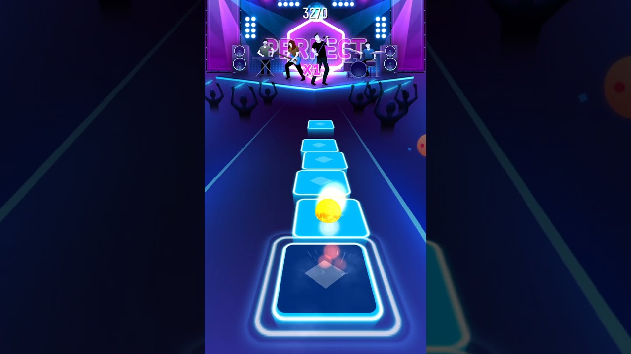 Tiles Hop gameplay extreme game I am better off song endless mode 12 AKSHAYGAMER