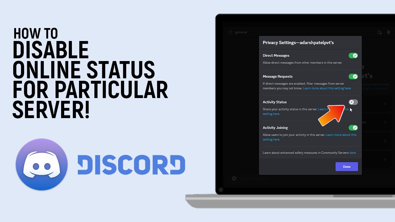 How to Disable Your Online Status For Particular Server on Discord [easy]