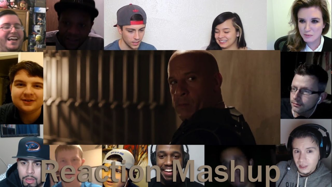 The Fate of the Furious Trailer REACTION MASHUP