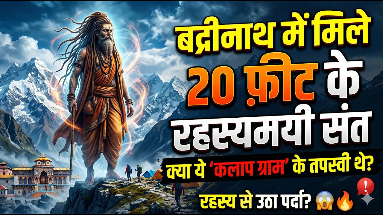 बद्रीनाथ में मिले 20 फ़ीट के सिद्ध संत : श्री सुदर्शन सिंह जी 'चक्र' Part 14