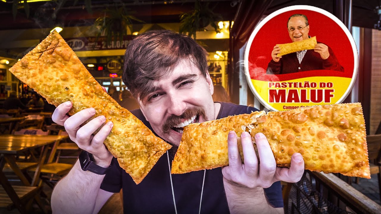 Pastel gigante de 30cm I O Famoso Pastelão do Maluf - Campos do Jordão