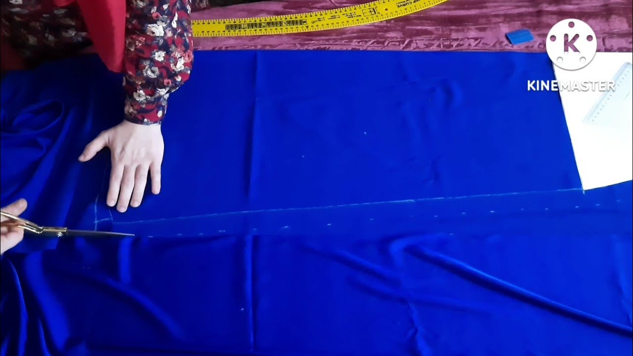 ✅ تفصيل وخياطة فستان بكسرات من الكتف. يا رب يعجبكوا🤲