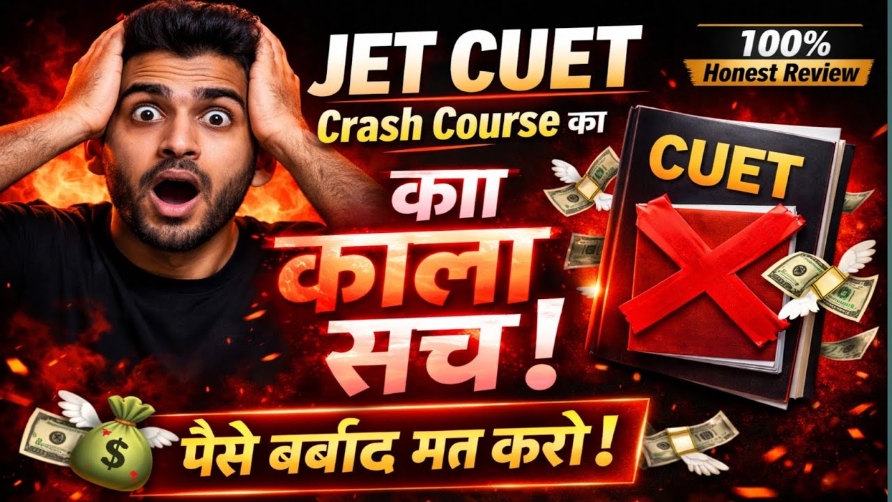 JET CUET Crash Course का काला सच 😱 | Scam या सच? 100% Honest Review सच या धोखा?🤯 पूरा काला सच सामने!