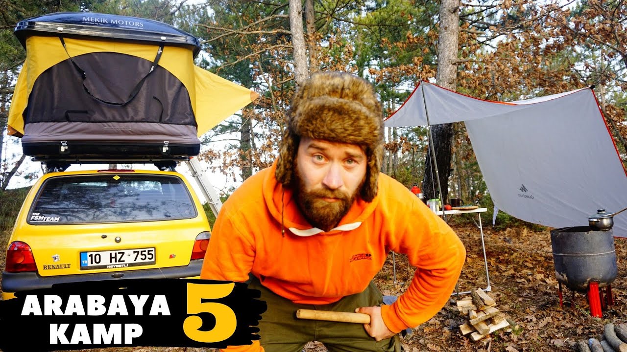 ARAÇ ÜSTÜ ÇADIRLA ORMANDA KAMP YAPMAK (car camping)