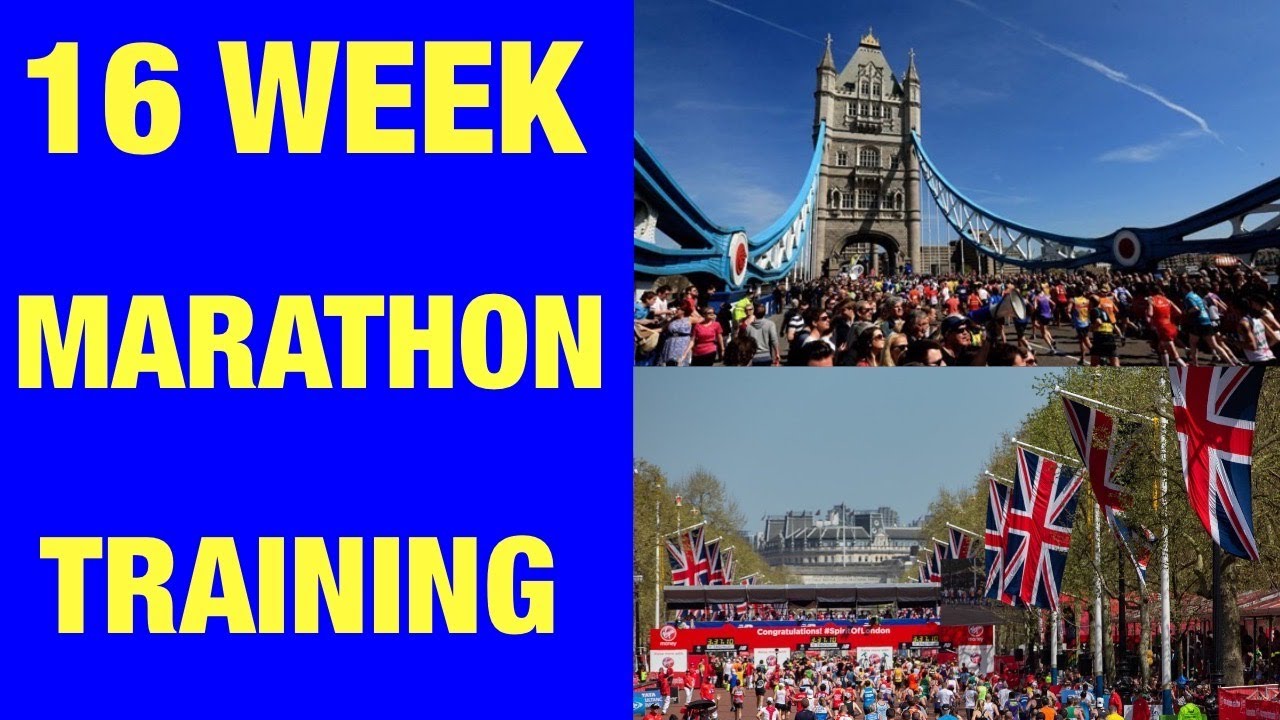 16 WEEK MARATHON TRAINING // How to train for a marathon // London Marathon 16 week training plan