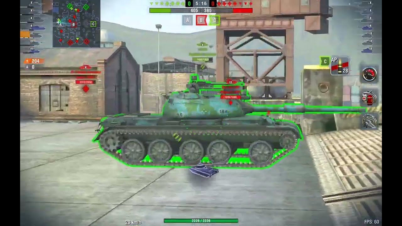 Wot blitz ita - amx 50 120 in giro a far danni