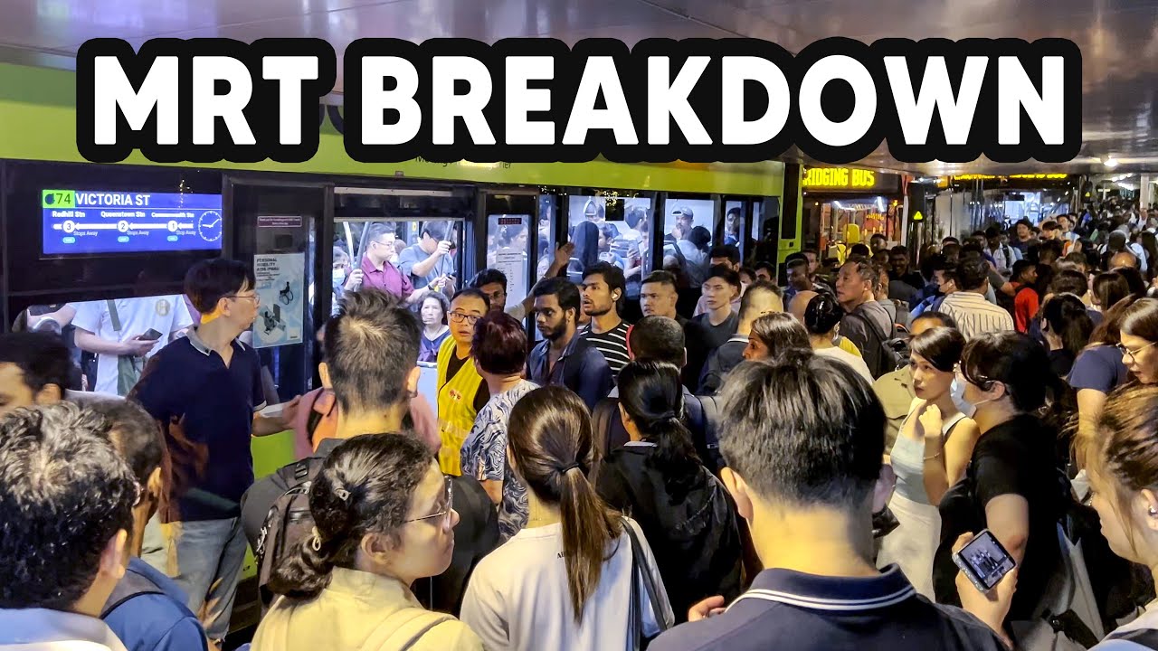 BIGGEST train disruption ever - Massive crowd at Buona Vista (25 September 2024)
