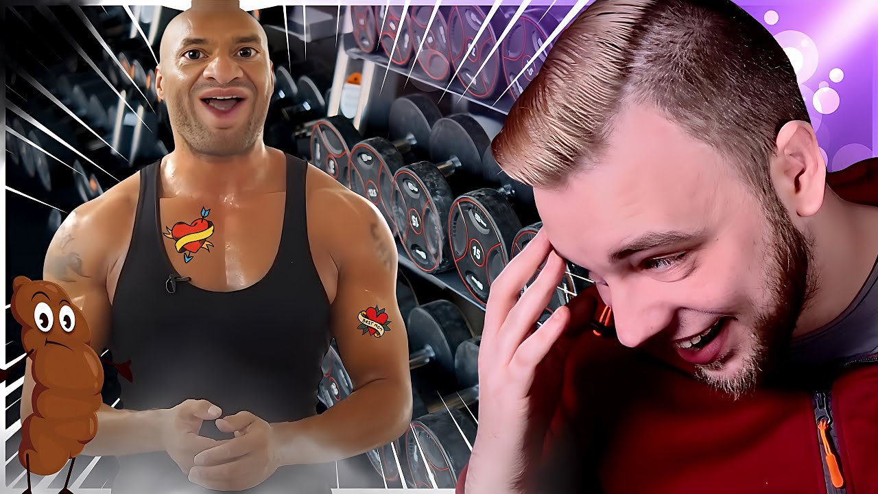 Woody macht Auge auf Youtube Kacke: Detlef kackt beim Training Reaktion