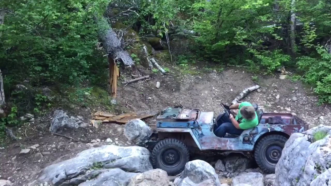 Willys Jeeps on Camp 5 Trail -Black Hills SD