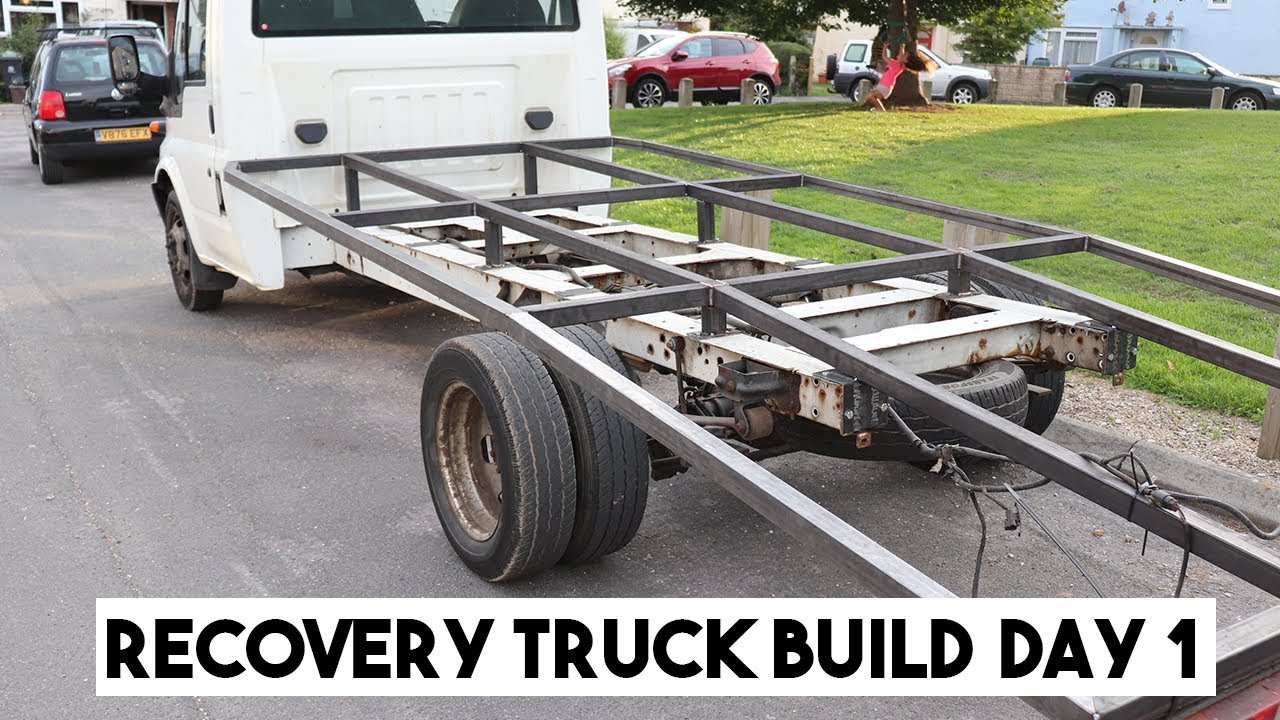 FORD TRANSIT RECOVERY TRUCK BED BUILD, PART 1. RAMP TRUCK