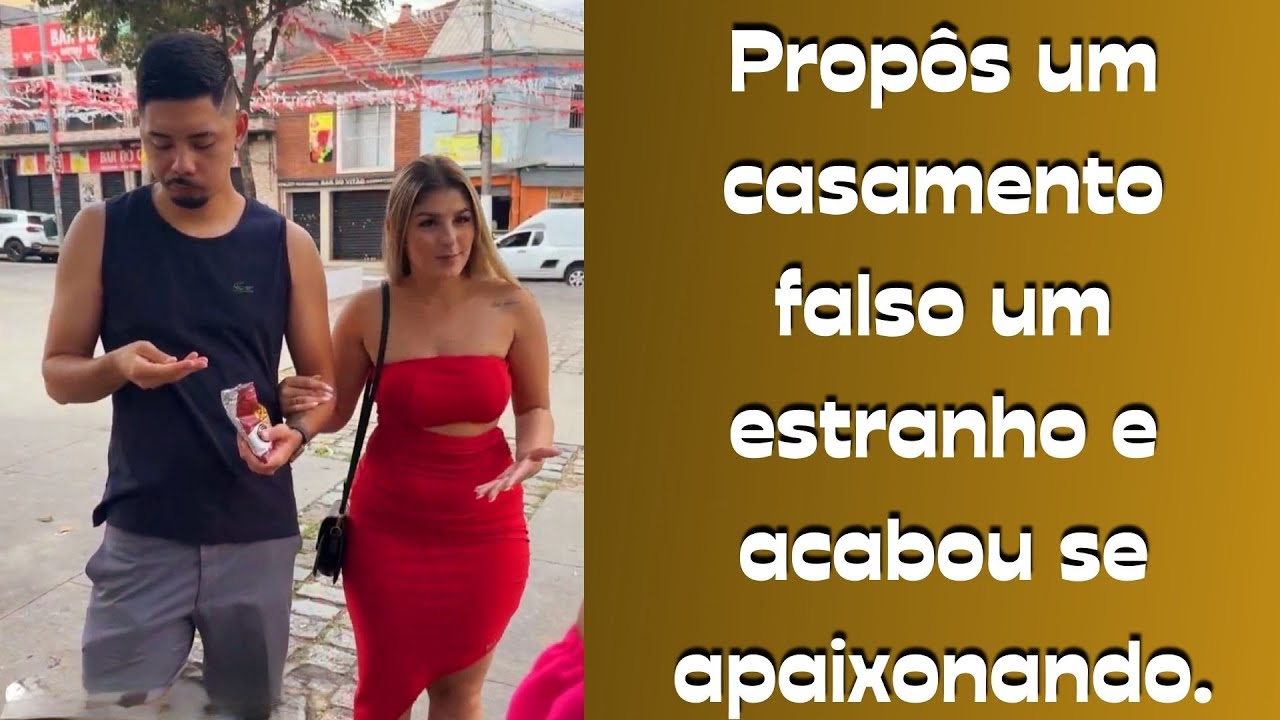 Propôs um casamento falso a um estranho e acabou se apaixonando