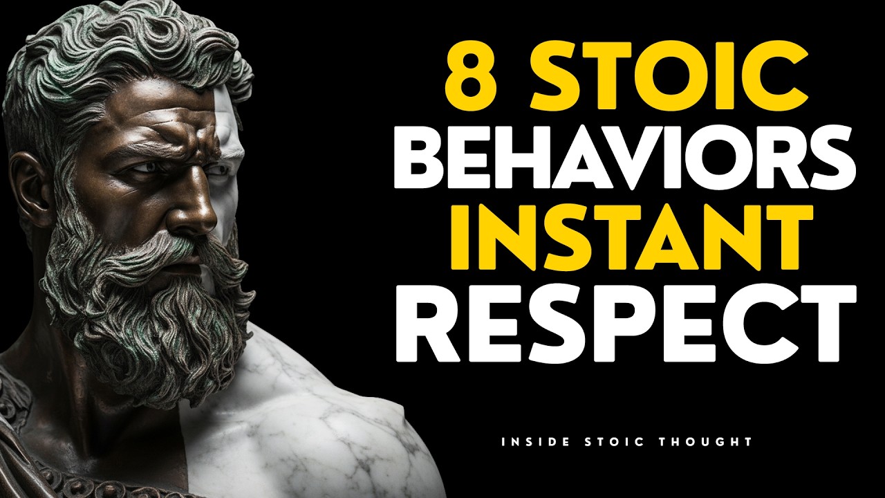 8 Silent Stoic Behaviors That Command Respect Instantly — QUIET POWER | STOICISM