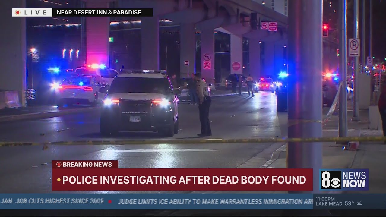 Man dies after found lying in blood in central Las Vegas valley