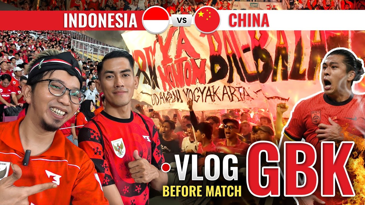 🔴 Indonesia vs China: Vlog Malam Takbiran di Luar Stadion GBK
