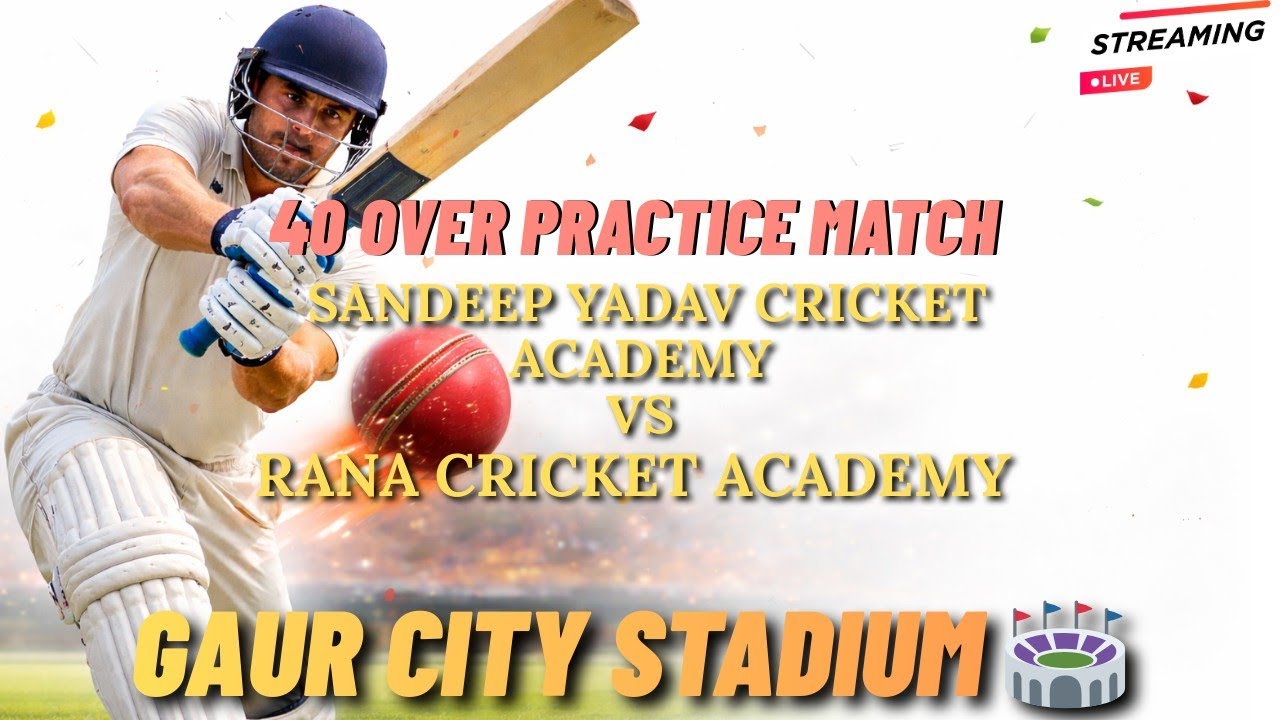 🔴LIVE CRICKET MATCH 🔴 SYCA VS RANA CRICKET 🔴 40 OVER PRACTICE MATCH