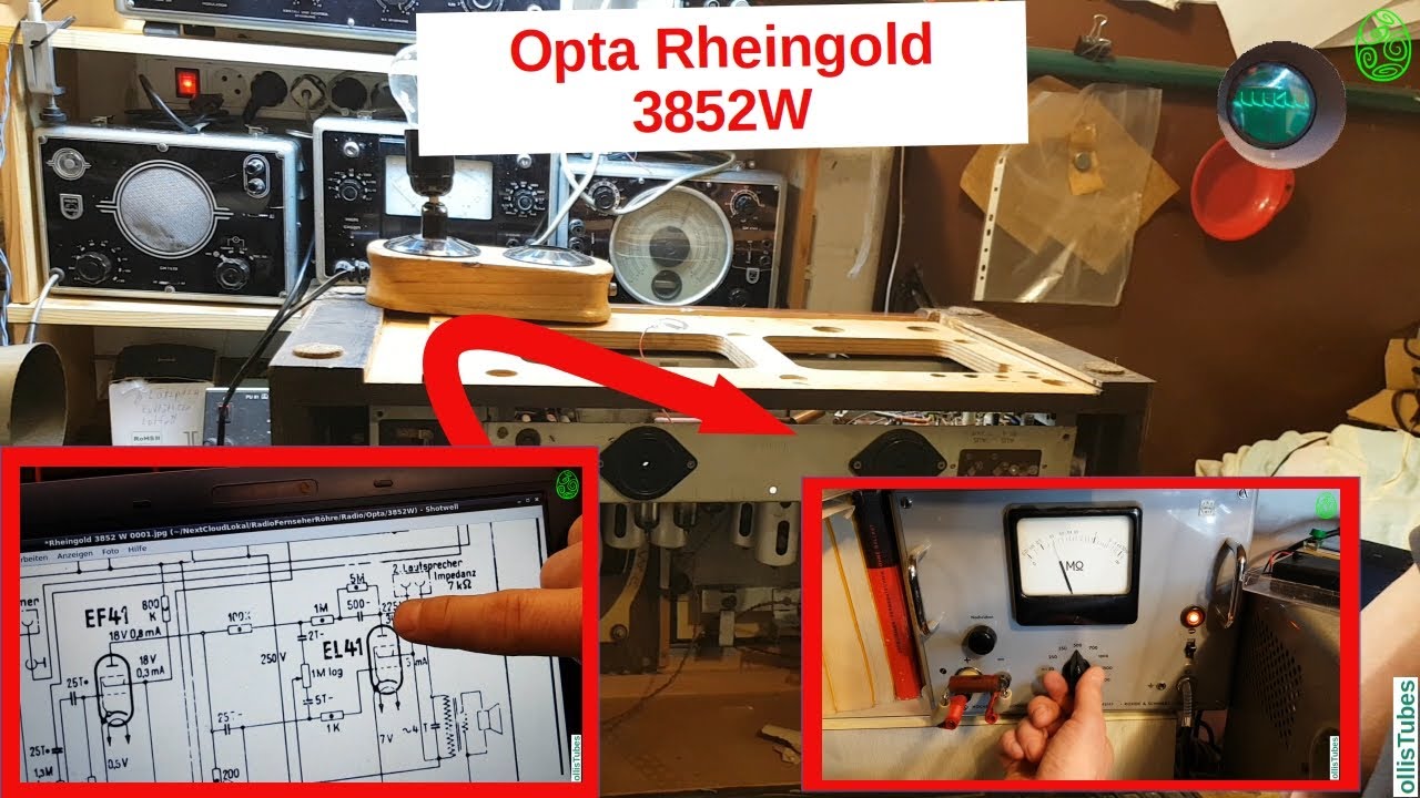 Einschalten nach über 50 Jahren - Opta 3852W Teil 2