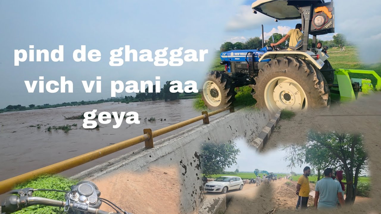 Ajj ghaggar de vich bhut paani aa geya💧💧