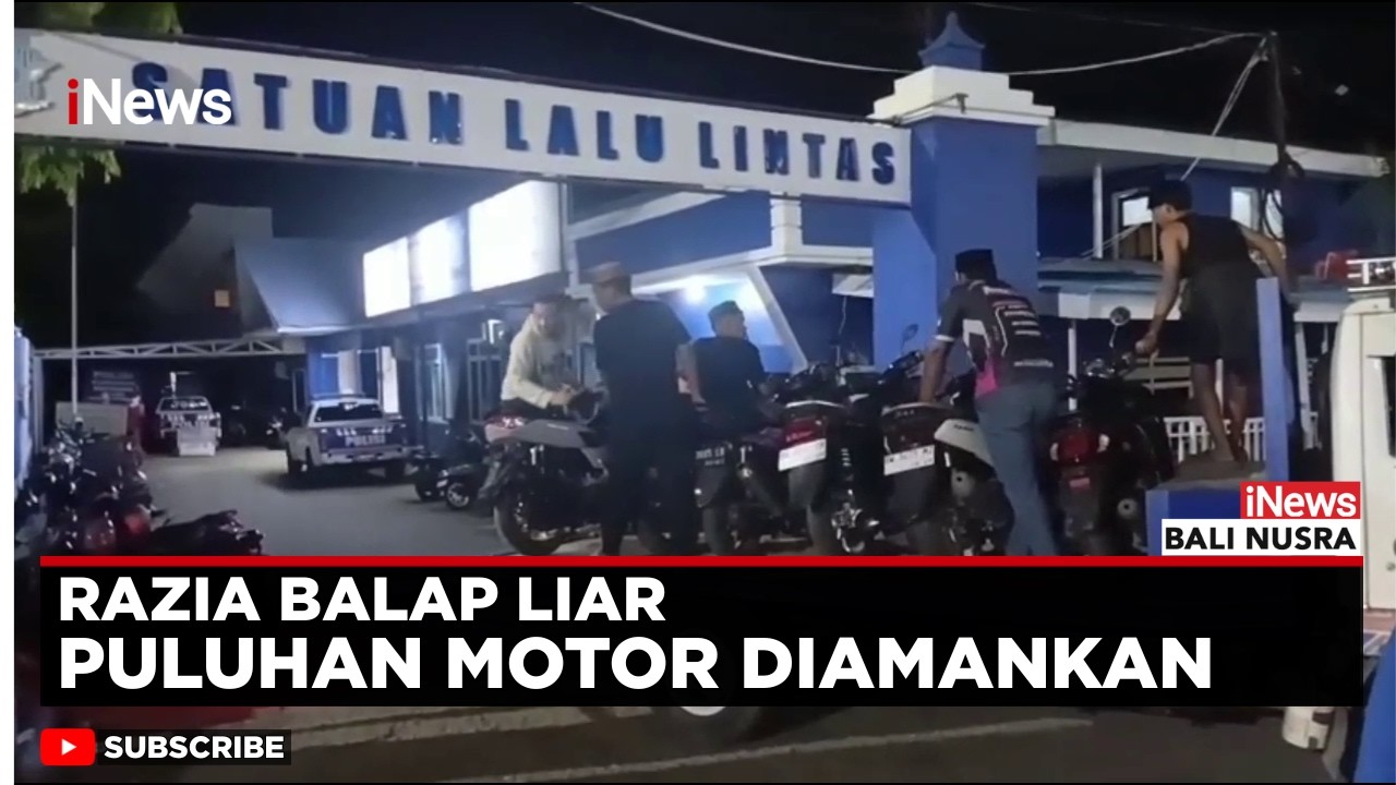 Razia Menjelang Sahur! 55 Motor Balap Liar Diamankan Polisi di Wajo | iNews Balinusra