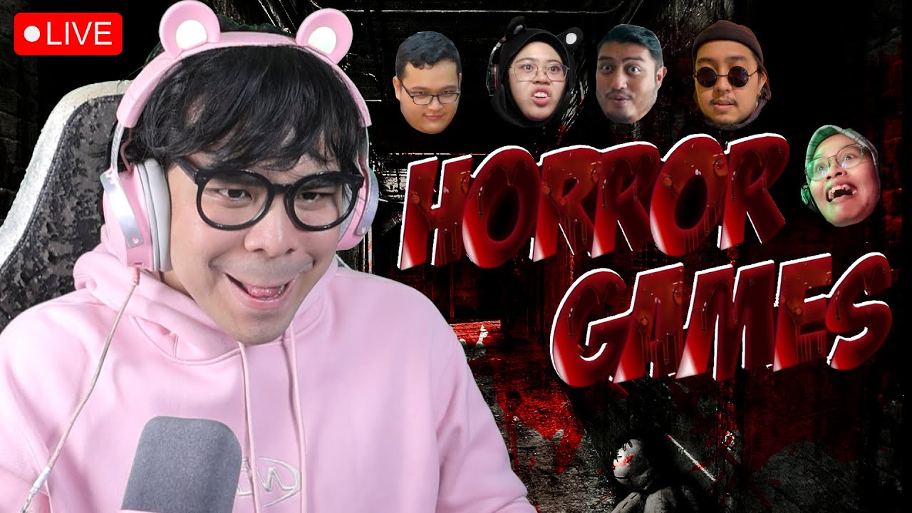 HORROR GAMES BERSAMA NGMY FAM | R.E.P.O (Malaysia) w/ Pandamerah, Akisakura, Naimhy, Babat & Abedomo