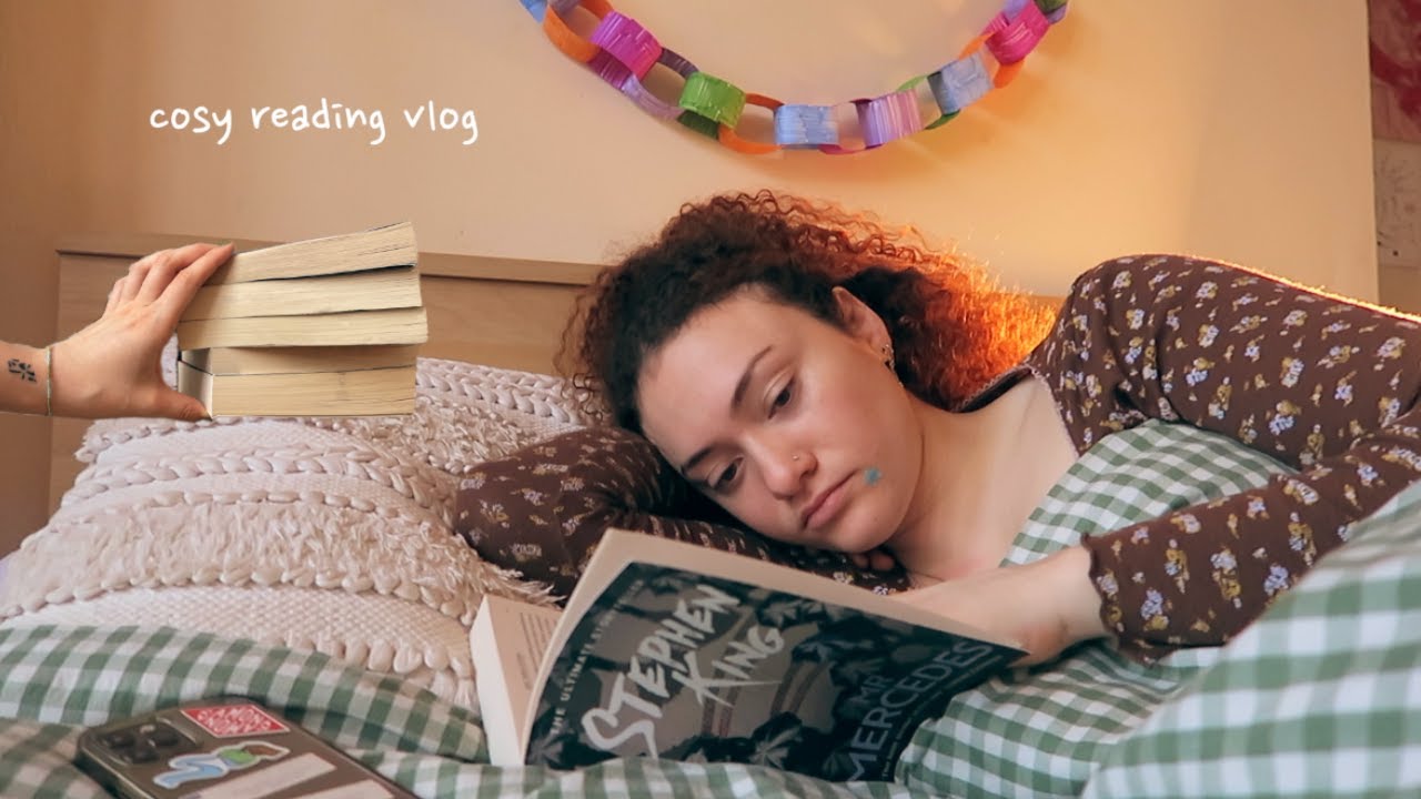 cosy winter reading vlog ☕️❄️ read with me, book haul + reviews