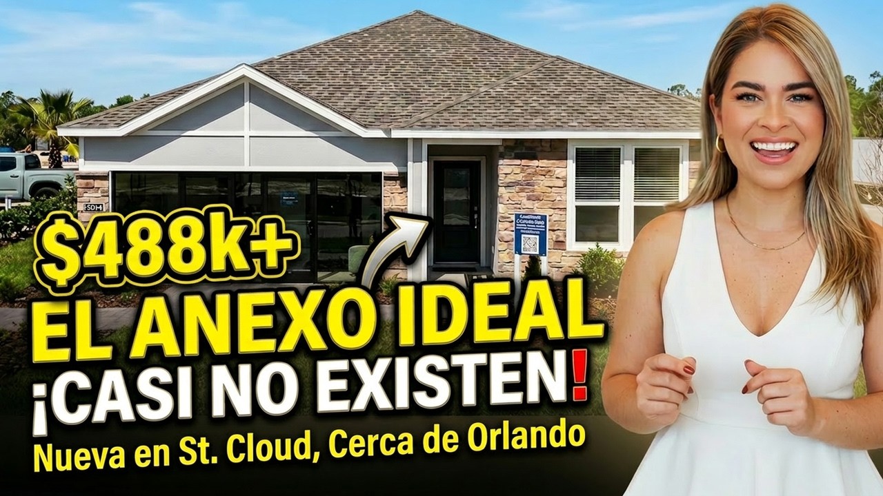 🏡 Casa Nueva en St. Cloud con Anexo Privado | Cerca de Orlando, Lake Nona y Playas de Florida