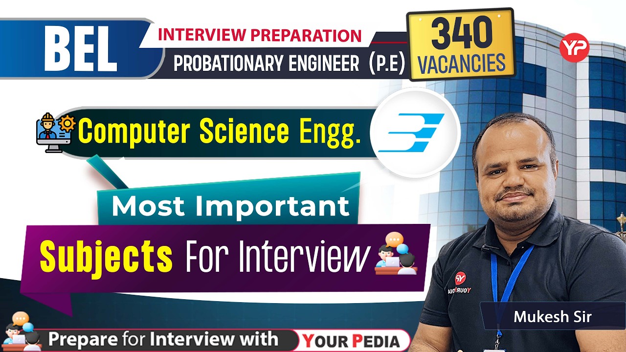 Most Imortant Subjects for BEL Probationary Engineer | Computer Science Engg.|  Prepare with YP
