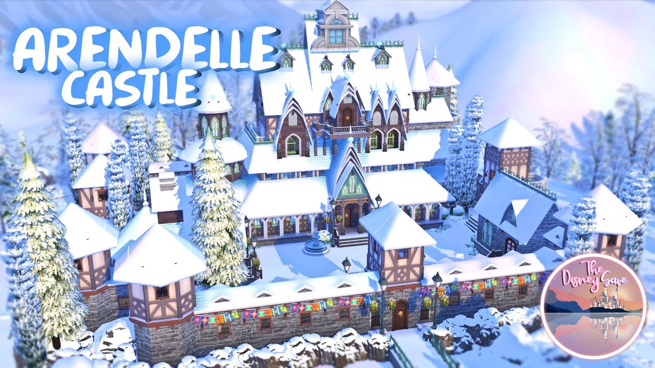Arendelle Castle- The Disney Save #51 | Sims 4 Speed Build