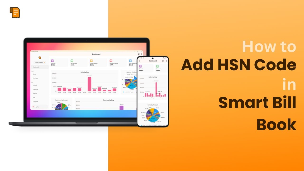 How to add HSN Code in Billing App | Smart Bill Book