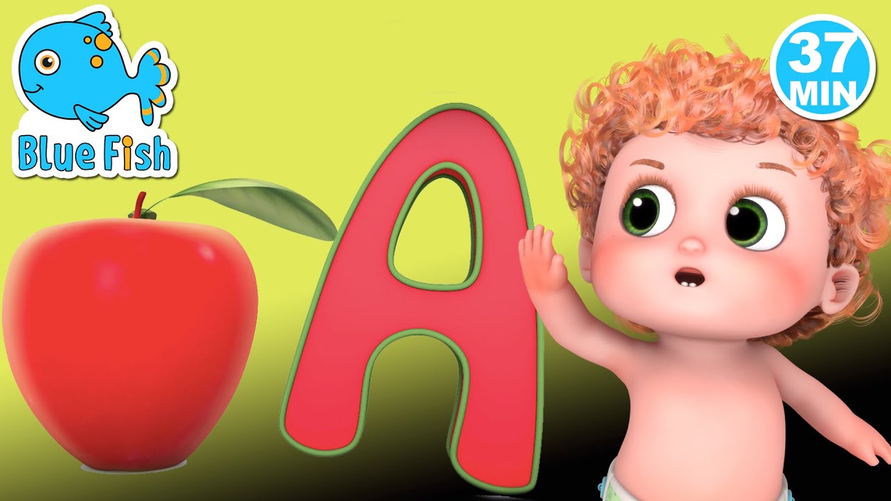 Phonics Song 2 with TWO Words in 3D - A For Airplane - ABC Alphabet Songs with Sounds for Children