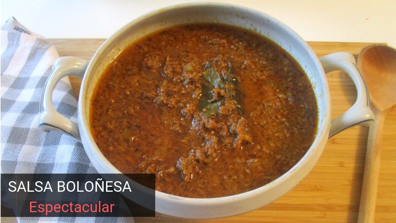 SALSA BOLO&Ntilde;ESA | Bolognese Sauce | La mejor salsa!