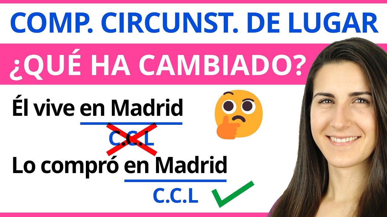 Complemento Circunstancial de LUGAR 🆕 Novedades NGLE