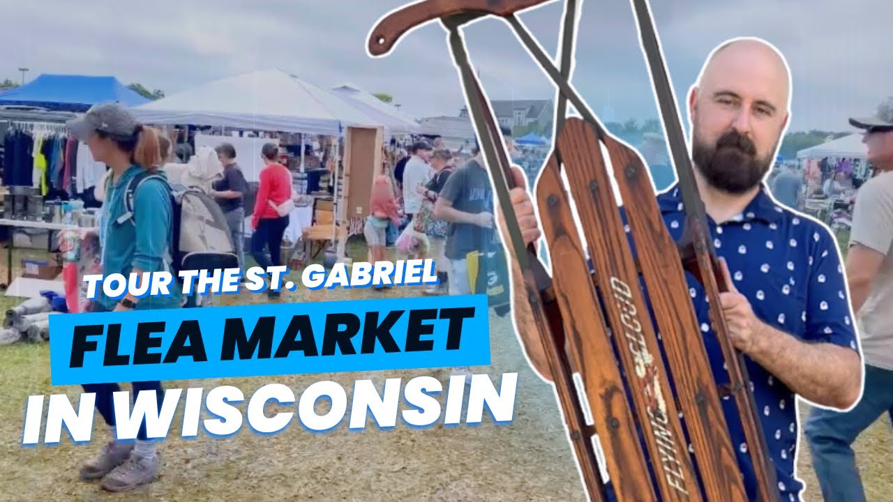 Hunting for Antiques at the St. Gabriel Flea Market, WI 