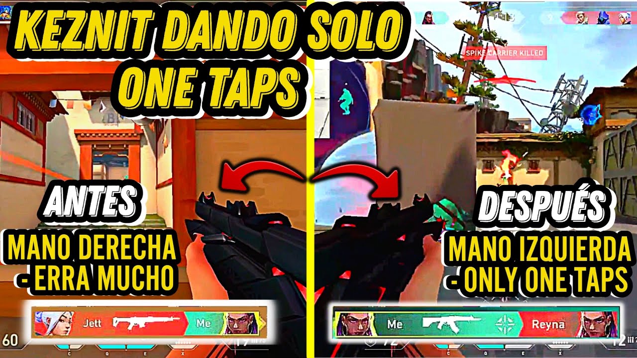 KEZNIT CAMBIA ESTO EN SUS SETTINGS Y COMIENZA A DAR SOLO ONE TAPS | CARREA A GRINGOS EN RANKED N.A |