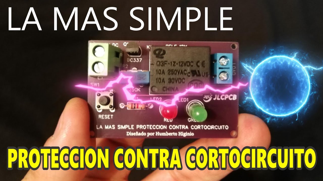 ✅ COMO HACER LA MAS SIMPLE PROTECCION CONTRA CORTOCIRCUITOS | ANALISIS TECNICO CON TEORIA y PRACTICA