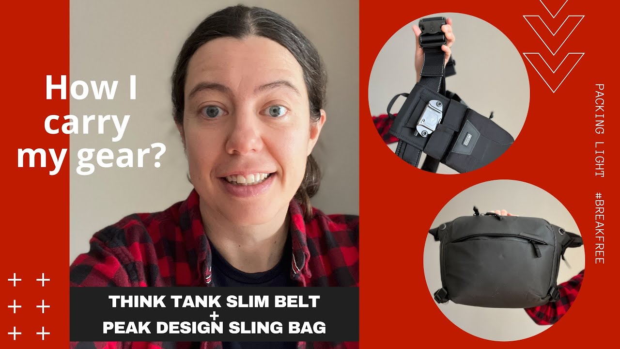 Как я ношу снаряжение: тонкий ремень Think THANK + Peak Design