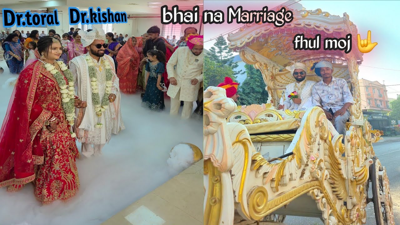 Bhai Na Lagn | Gujarati Wedding Vlog | Full Moj Moments 😍🎉