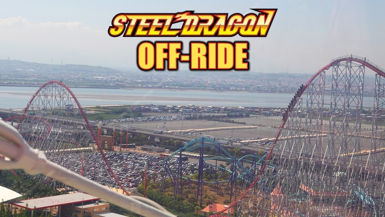 Steel Dragon 2000 Off-Ride Footage (60FPS), Nagashima Spa Land Morgan Giga Coaster | Non-Copyright