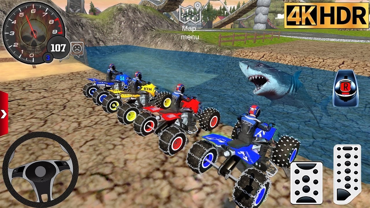 Juegos De Carros Motos de Cross, Quads 4x4, Coches de Policía - Offroad Outlaws For Android Gameplay