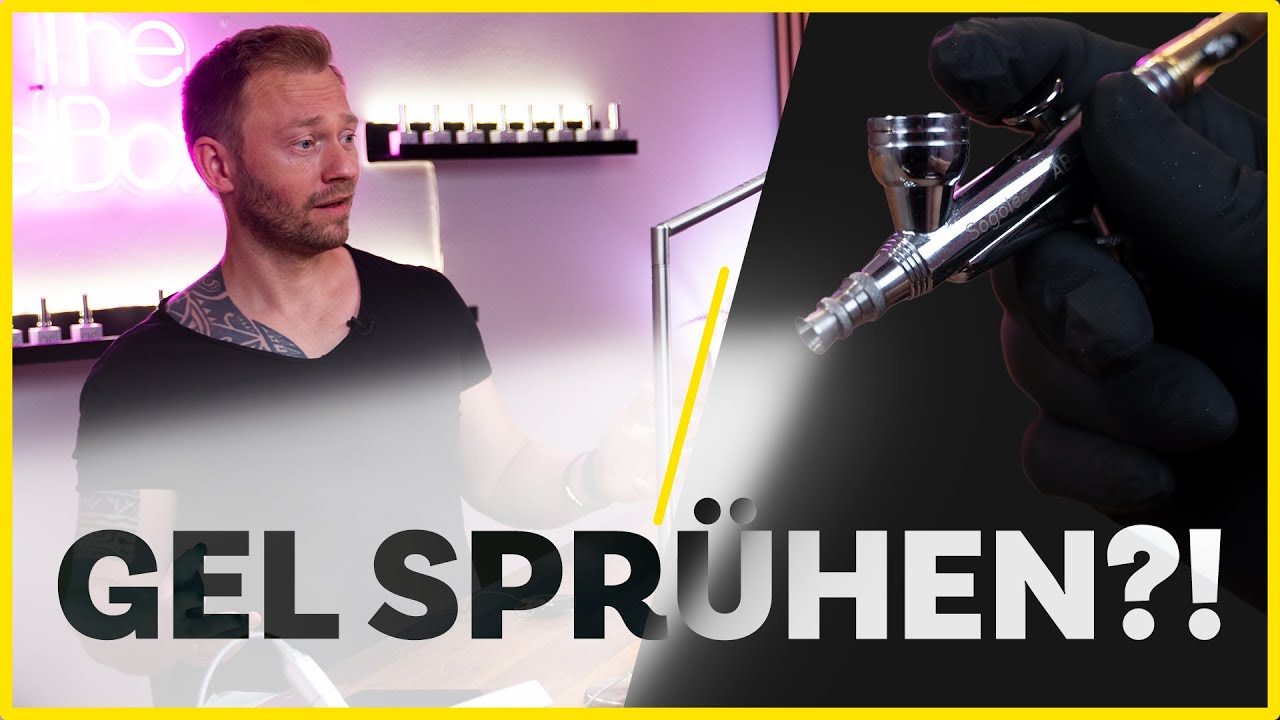 Airbrush mit Gel! Geht das?! Babyboomer mega schnell?