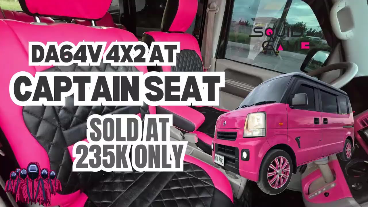 SQUIDGAME THEMED DA64V 4x2 matic captain seat/semiwagon sold at 235k only