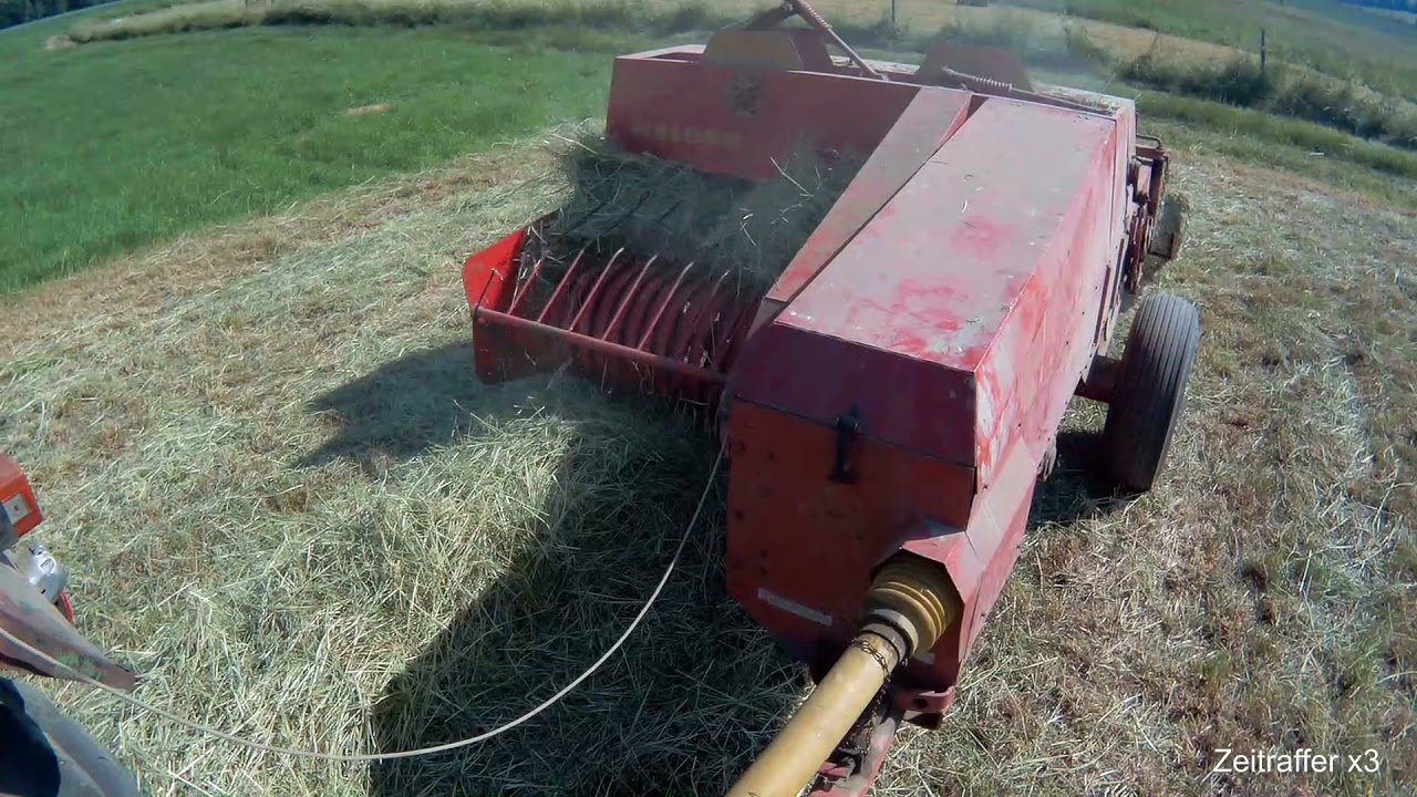 Heu machen 2021 - Teil 2 von 2 - *Sound Version* - mit John Deere 710 und Welger AP 45 Ballenpresse