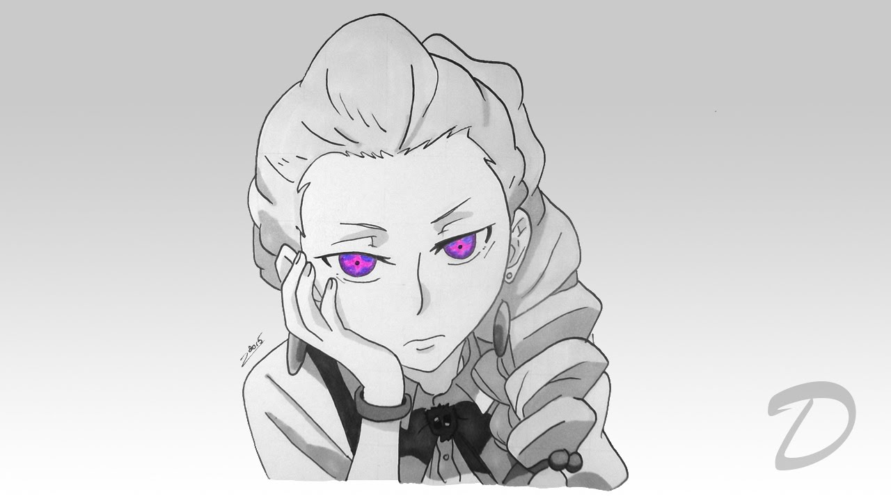 Speed drawing of Nona - Death Parade