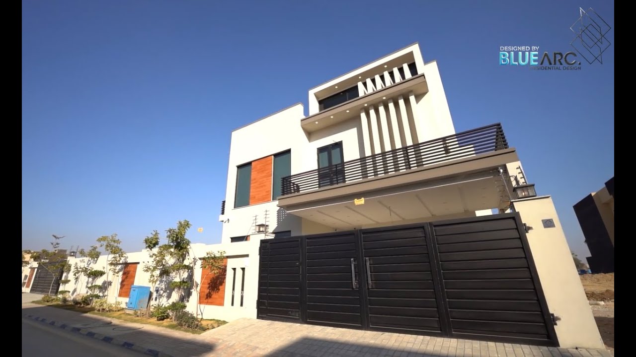 A contemporary 10 Marla House with architectural plan | Project of Blue Arc