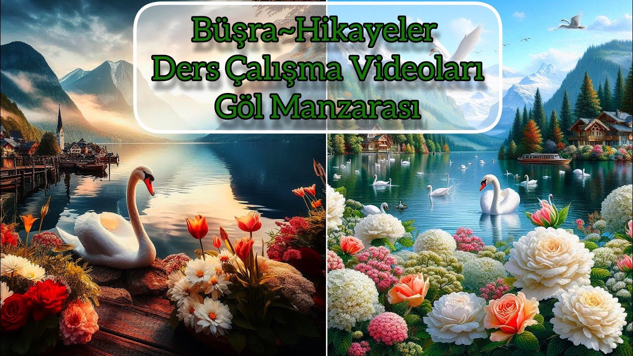 Göl Manzaraları Eşliğinde Ders Çalışma Videoları Study Videos with Lake Views 🦢